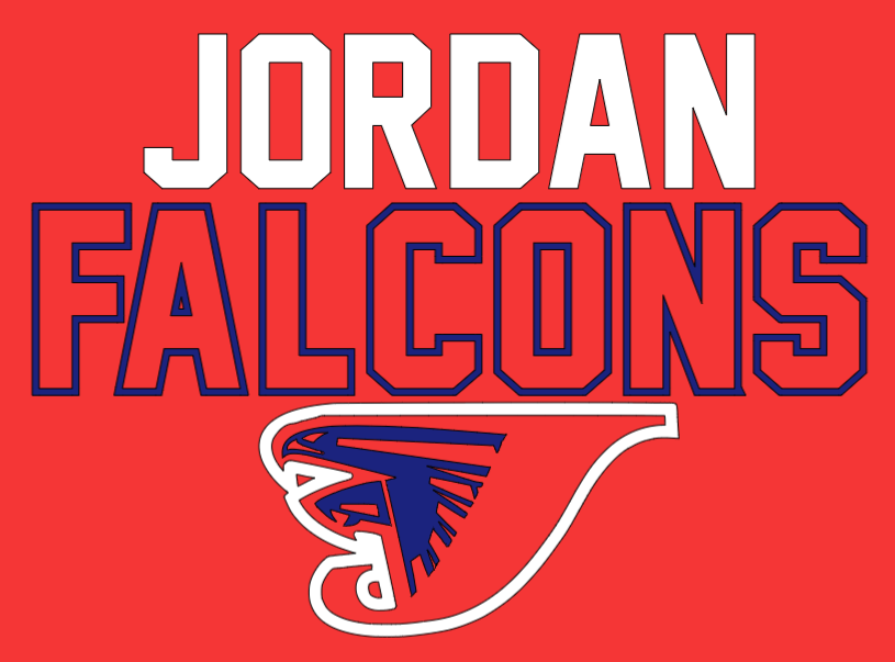 Jordan Falcons -Block Font